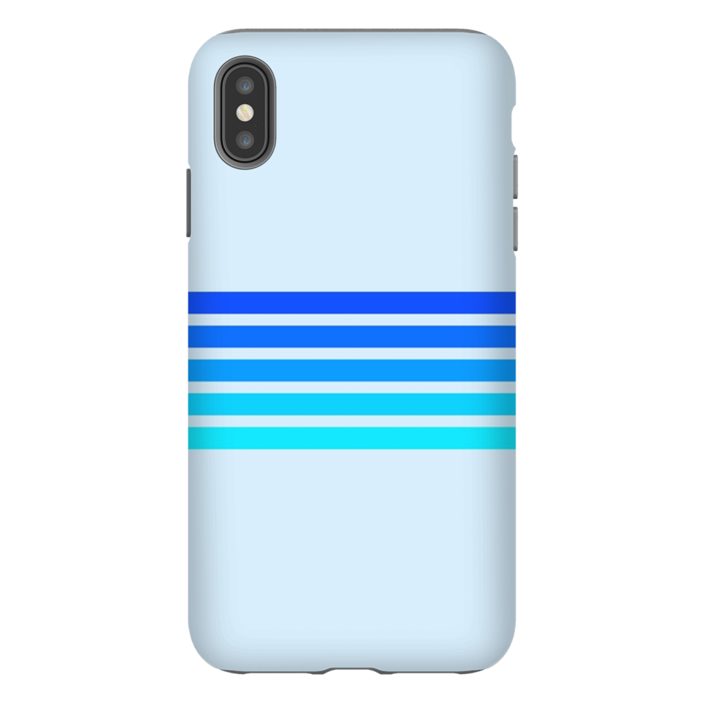 Ocean Blues Stripe Phone Case
