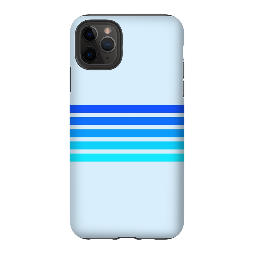 Ocean Blues Stripe Phone Case