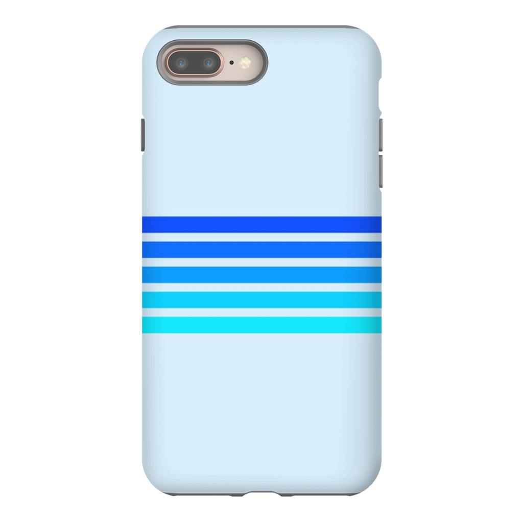 Ocean Blues Stripe Phone Case