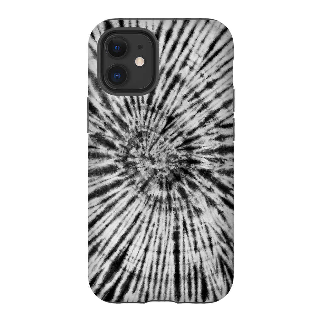 Black & White Tie Dye Phone Case