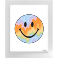 Load image into Gallery viewer, Pastel Drippys Happy Face Framed Print