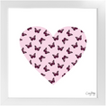 Load image into Gallery viewer, Butterfly Heart Framed Print