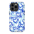 Load image into Gallery viewer, Blue Electric Love iPhone Case