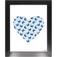 Load image into Gallery viewer, Butterfly Heart Framed Print