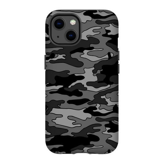 Gray Camouflage iPhone Case