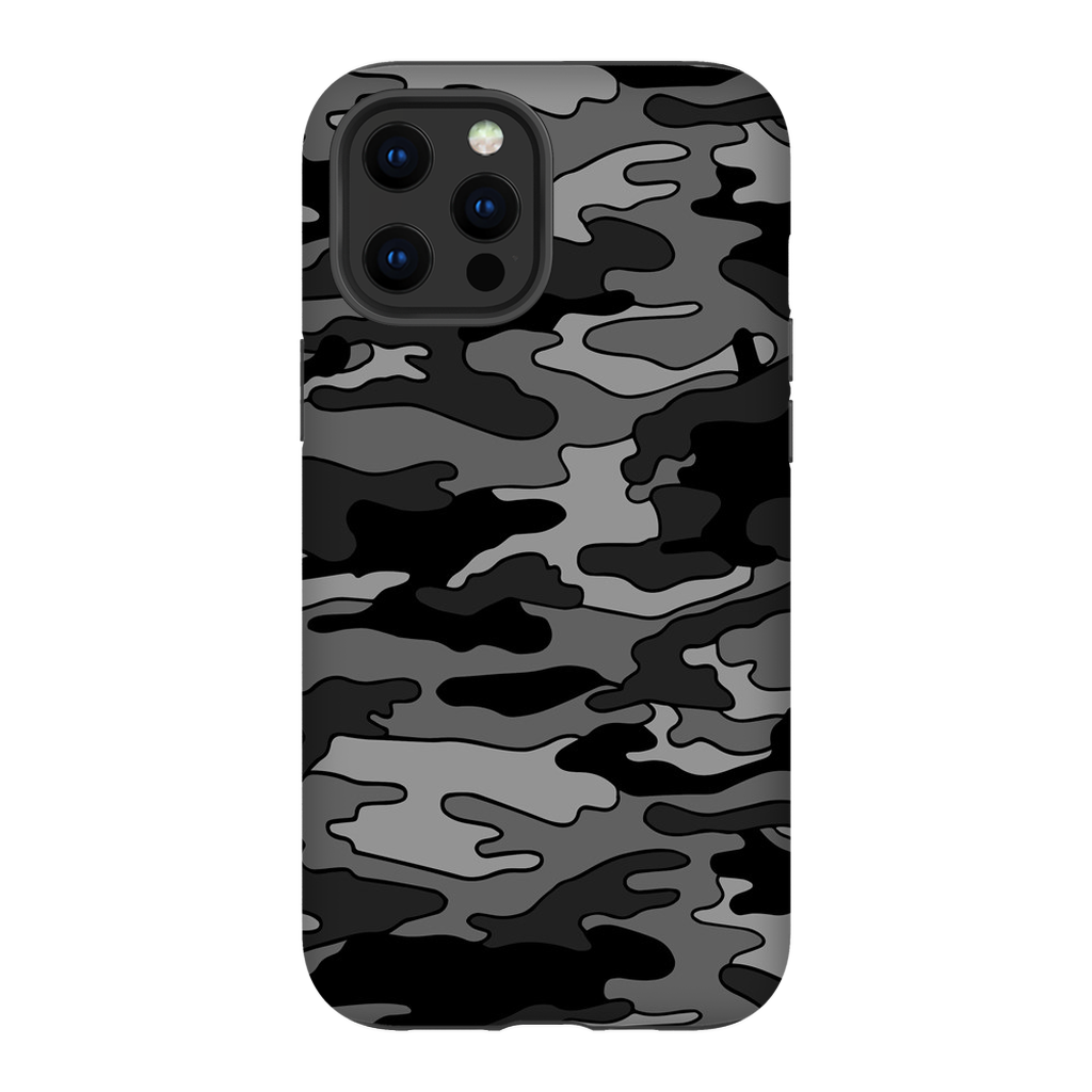 Gray Camouflage iPhone Case