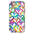 Load image into Gallery viewer, Rainbow Graffiti Hearts Phone Case