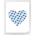 Load image into Gallery viewer, Butterfly Heart Framed Print