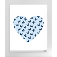 Load image into Gallery viewer, Butterfly Heart Framed Print