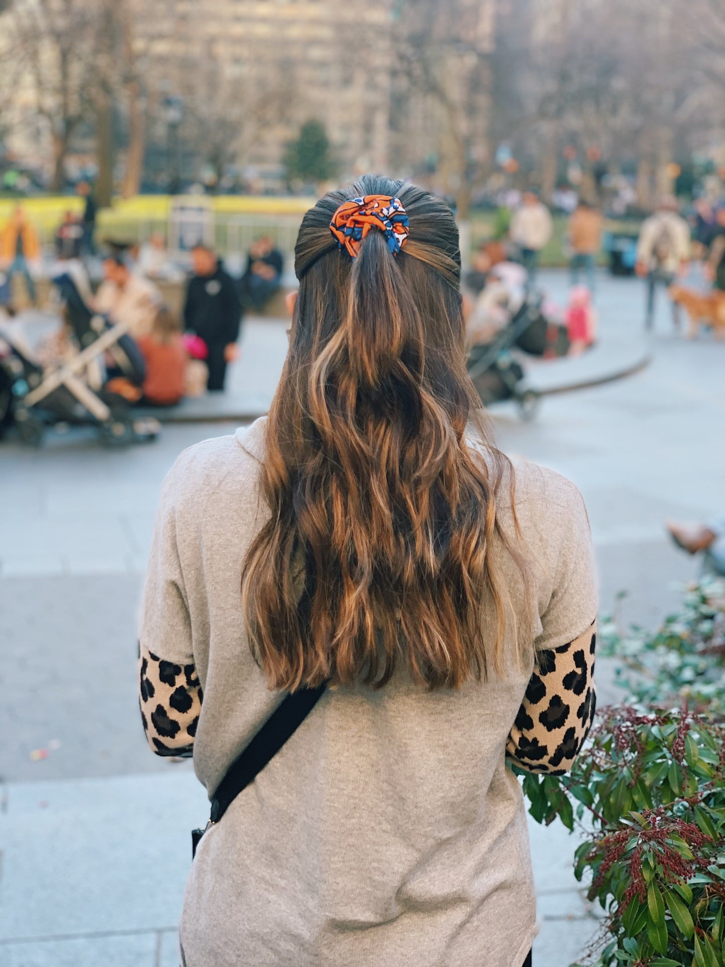 Syracuse Collage Scrunchie