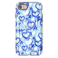 Load image into Gallery viewer, Blue Electric Love iPhone Case