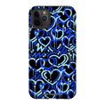 Load image into Gallery viewer, Blue Electric Love iPhone Case