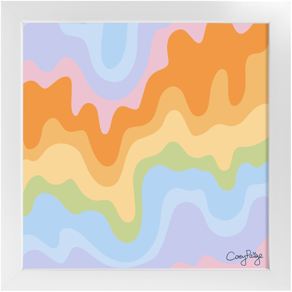 Drippy Framed Print