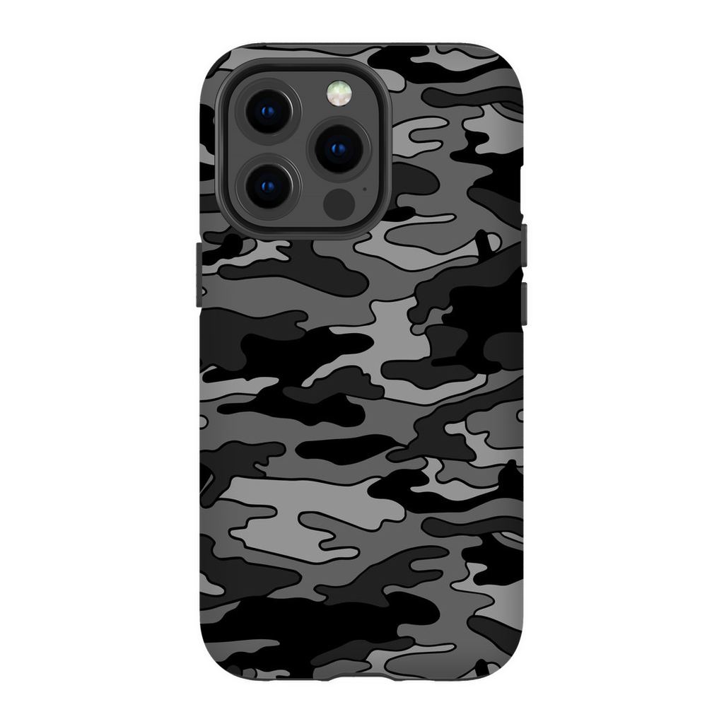 Gray Camouflage iPhone Case