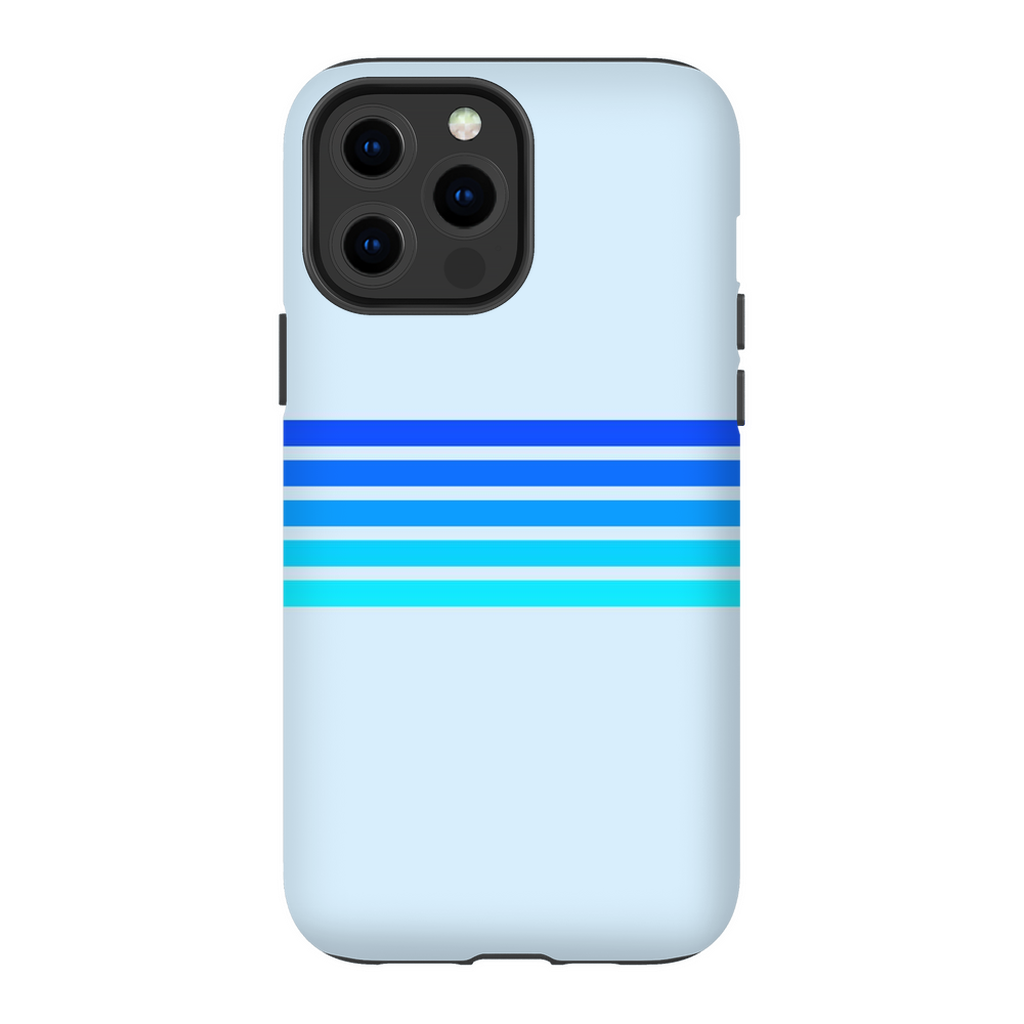 Ocean Blues Stripe Phone Case