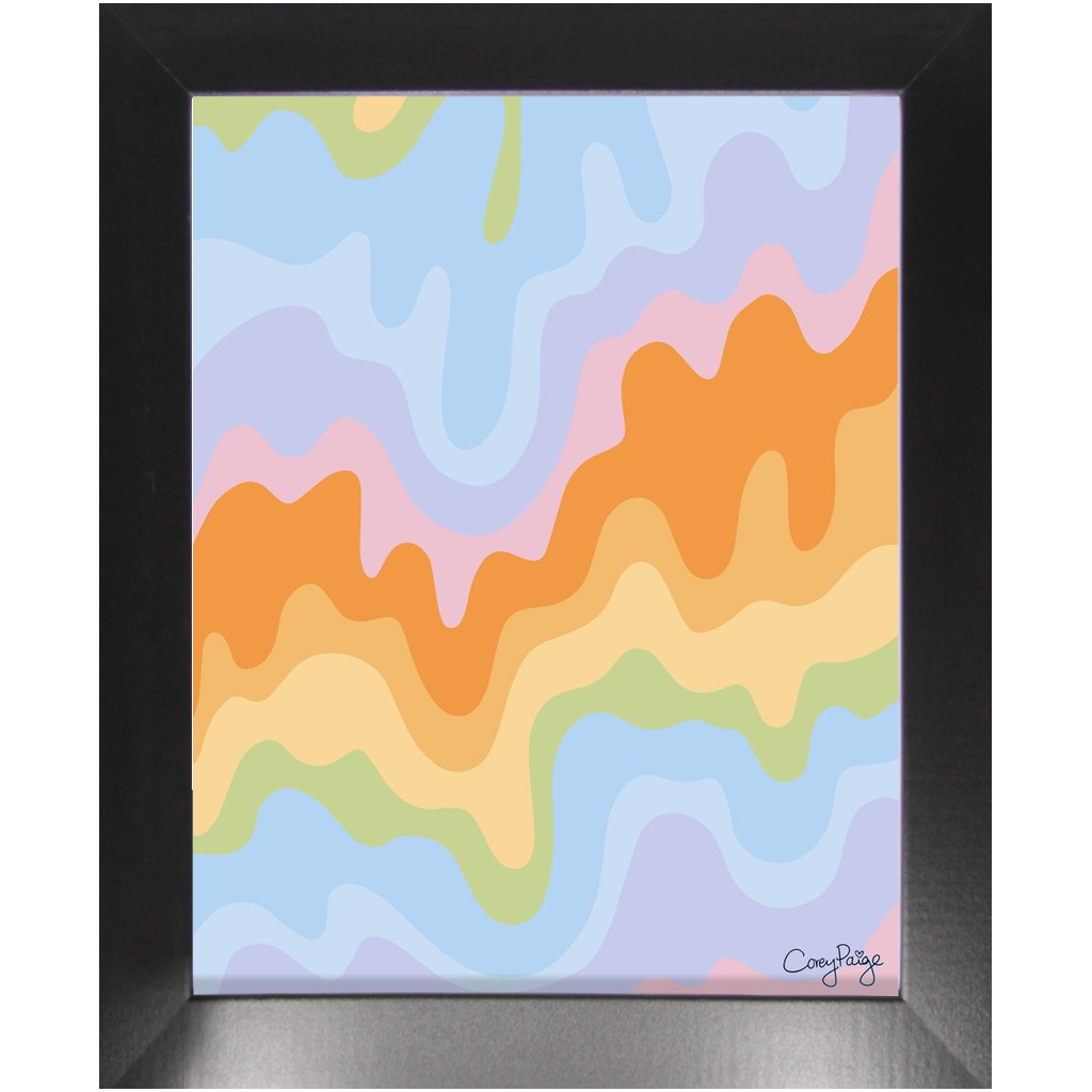 Drippy Framed Print