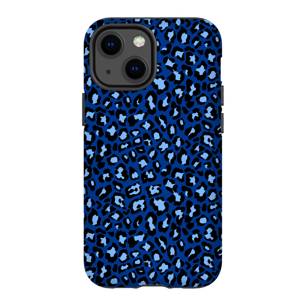 Blue Cheetah Phone Case