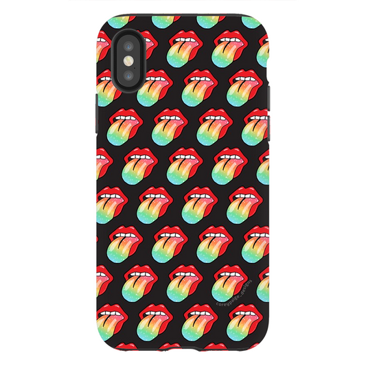 Rainbow Tongues iPhone Case