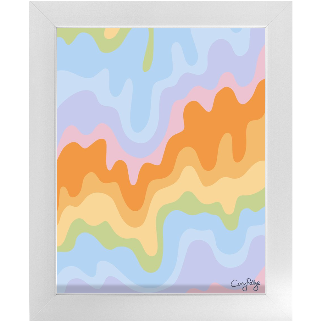 Drippy Framed Print