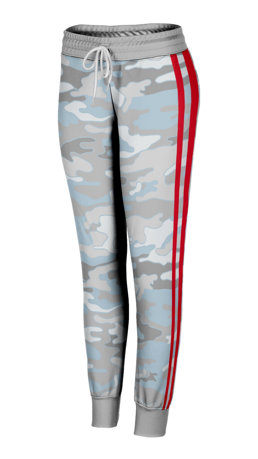 Beachy Camo Red Striped Joggers