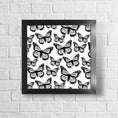 Load image into Gallery viewer, Black Butterflies Framed Print