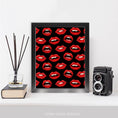 Load image into Gallery viewer, Painted Lips Framed Print