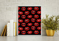 Load image into Gallery viewer, Painted Lips Framed Print