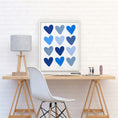 Load image into Gallery viewer, Painted Hearts Framed Print