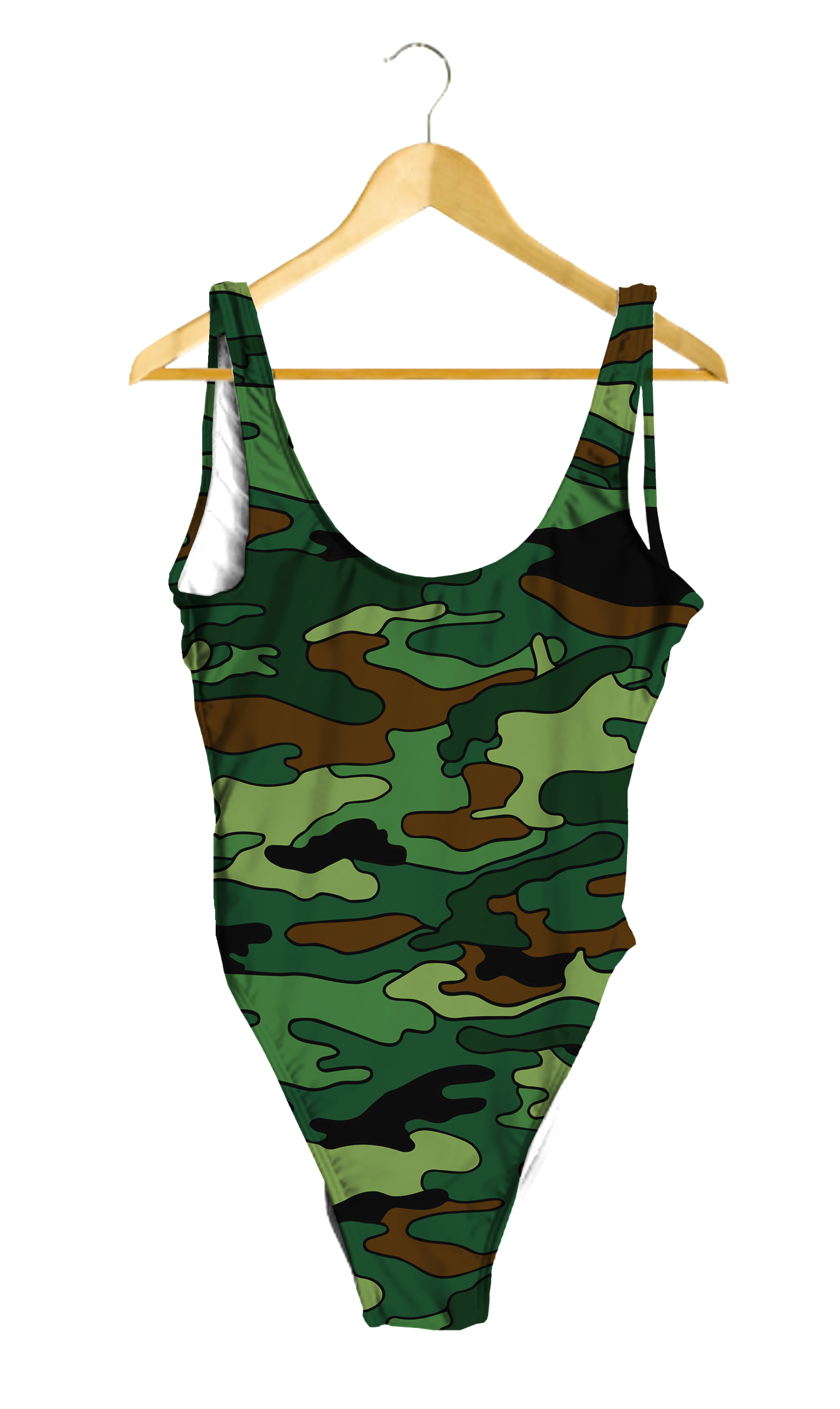 Green & Brown One-Piece