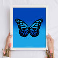 Load image into Gallery viewer, Ombré Butterfly Framed Print