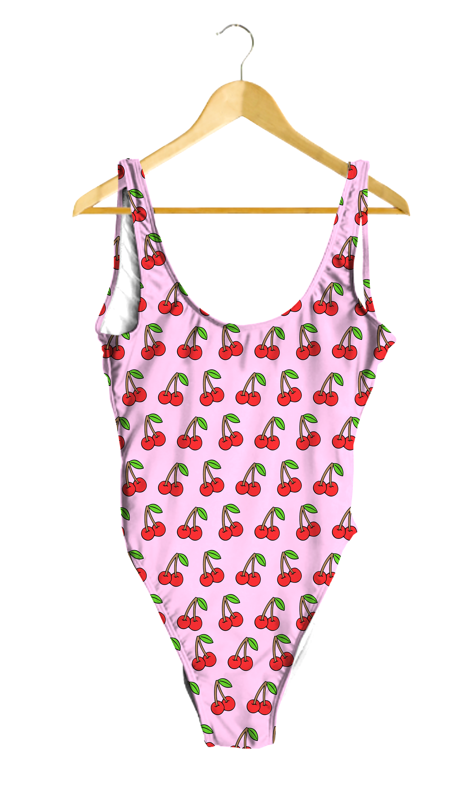 Cherries on Pink One-Piece