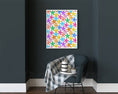 Load image into Gallery viewer, Colorful Painted Flowers Framed Print