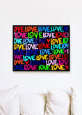 Load image into Gallery viewer, Drippy Love Framed Print