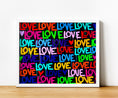 Load image into Gallery viewer, Drippy Love Framed Print