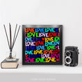 Load image into Gallery viewer, Drippy Love Framed Print