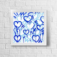 Load image into Gallery viewer, Blue Electric Love Framed Print