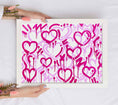 Load image into Gallery viewer, Pink & White Electric Love Framed Print