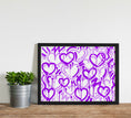 Load image into Gallery viewer, Purple Electric Love Framed Print