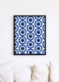 Load image into Gallery viewer, Evil Eye Pattern Framed Print