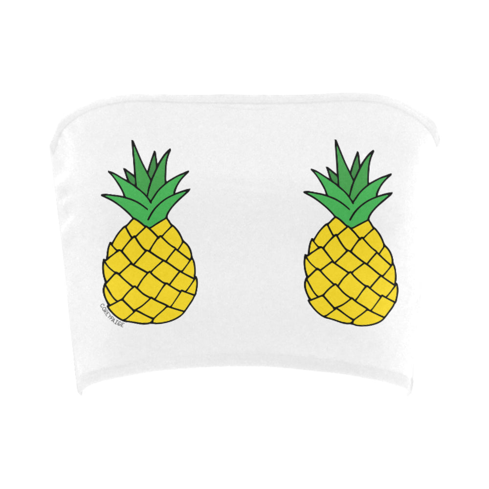 Double Pineapples Bandeau Top