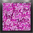 Load image into Gallery viewer, Graffiti Love Framed Print