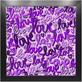 Load image into Gallery viewer, Graffiti Love Framed Print