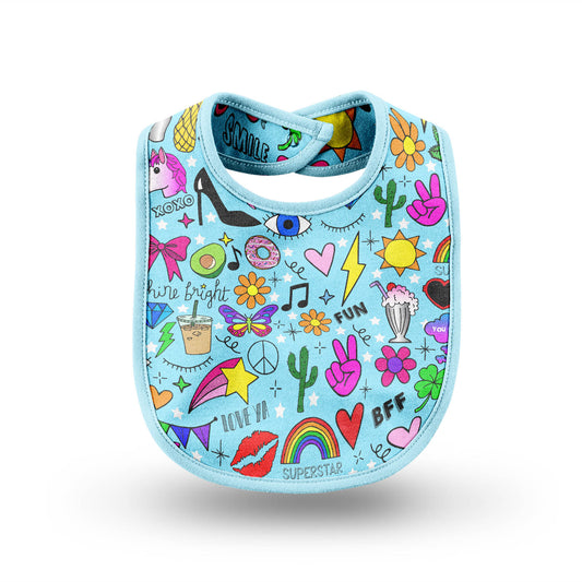 Glam Girl Baby Bib