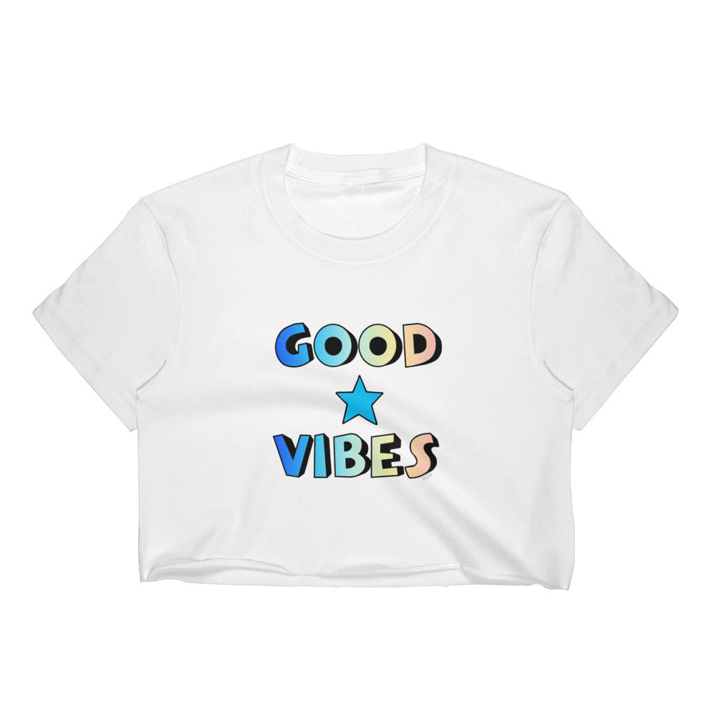 Good Vibes / Wake Up Workout Cropped  - as seen exclusively at POPSUGAR Play/Ground