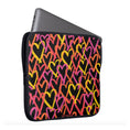 Load image into Gallery viewer, Graffiti Hearts Laptop Sleeve