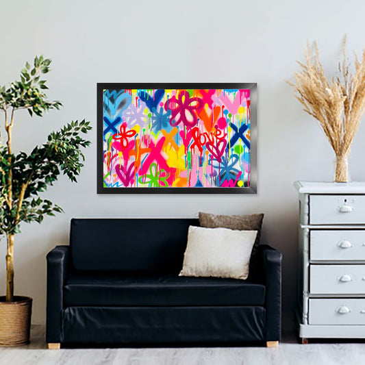 Graffiti Street Style Framed Print