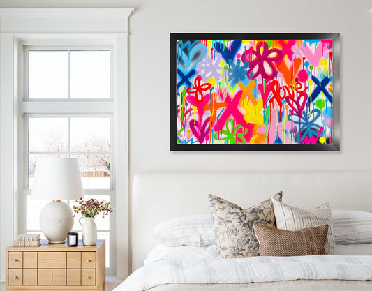 Graffiti Street Style Framed Print