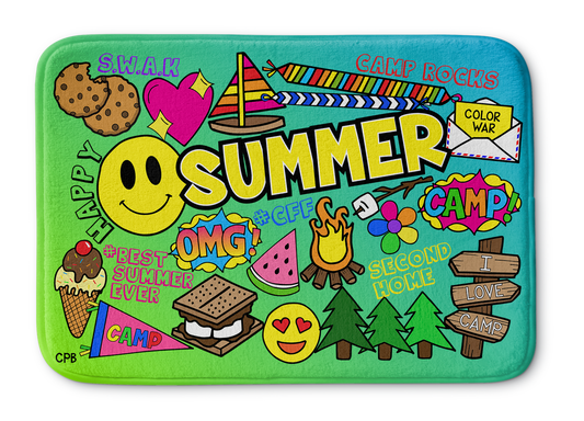 Happy Summer Bathmat