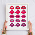 Load image into Gallery viewer, Ombré Lips Framed Print