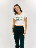 Load image into Gallery viewer, Roll Wave Gothic Crop Tee